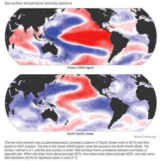 Illustration for article titled This Warm Ocean "Blob" May Be One Cause Of North America's Wacky Weather